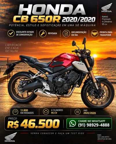 Honda CB 650r 2020
