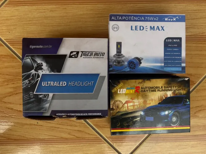 Kit Lâmpadas LED Automotivas HB3 / H8 H9 H11 + Milha Cruze