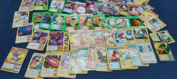 Lote 85 Mini Cards Pokémon Antigas