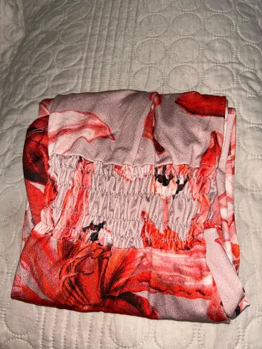 Macacão Longo Floral Feminino - Semi Novo - Tamanho P/M