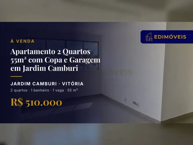 Apartamento 2 quartos em Jardim Camburi, segurança e conforto para você!