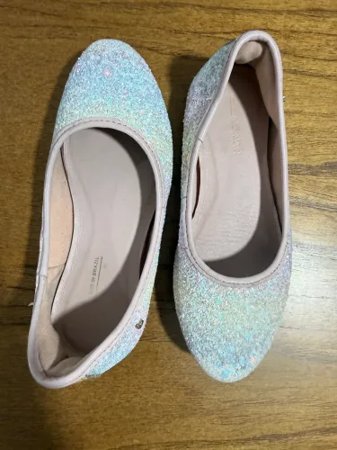 Sapatilha infantil glitter Bibi