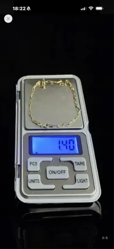 Pulseira de ouro 18k