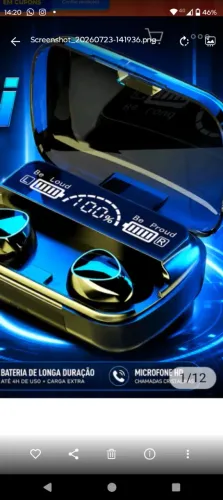 2 fones de ouvido sem fio usados