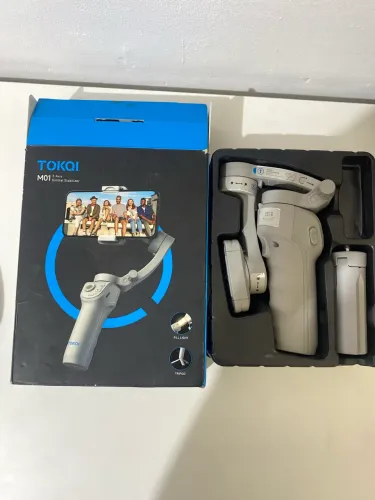 TOKQI M01 - Gimbal Estabilizador 3 Eixos pra celular