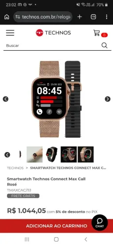 Relogio smartwatch Feminino