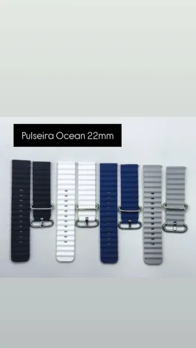 Pulseira para relogio Smartwatch Ocean 20mm 22mm