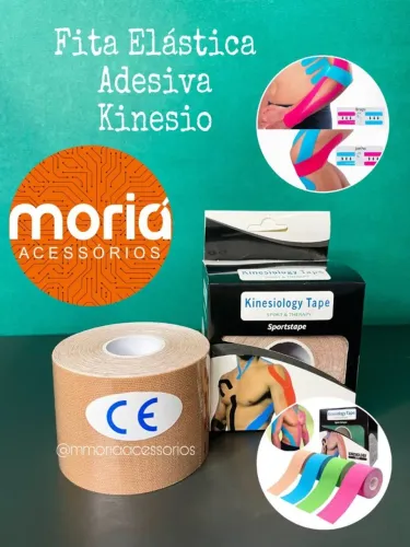 Fita Kinesio Tape 5M para atividades físicas