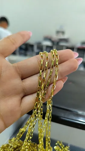 Corrente moeda antiga Cartier 