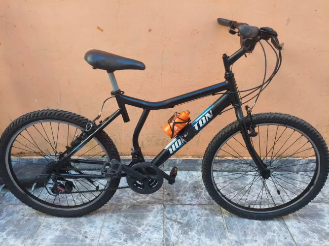 Bicicleta aro 24 pneus zero 18 marcha indexado