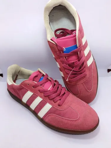 Tênis Casual Retrô Camurça Rosa numeração 41