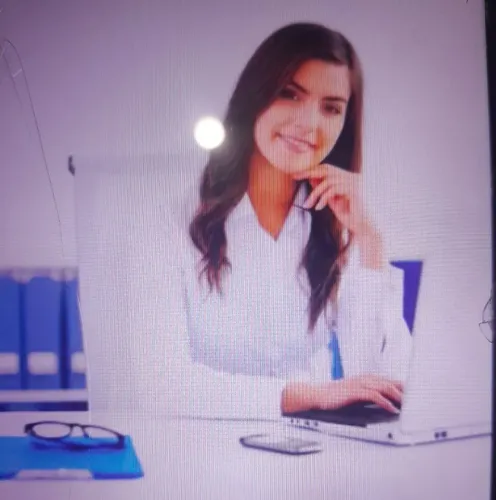 Para trabalhar como secretária