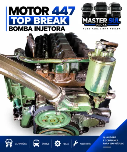 Motor Mercedes Benz 447 Top Break Com Bomba Injetora