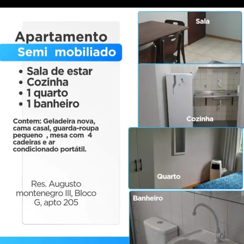 ELOISA VENDE POR AP NO RES. AUGUSTO MONTENEGRO com 1 quarto em Cabanagem - Belém - PA