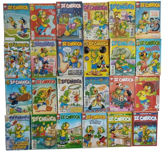 Kit 24 gibis do Zé Carioca sem repetição 