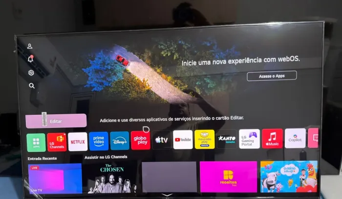 TV SMART LG 65 POLEGADAS 4K BORDA INFINITA SEMI NOVA 
