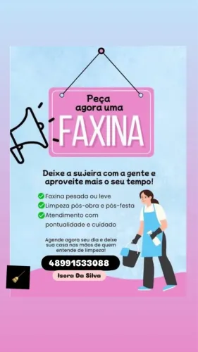 Serviço de faxina 