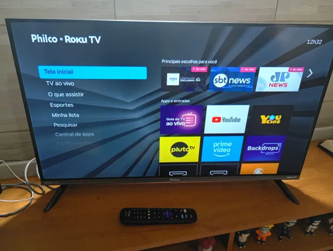 Vendo Smartv 32" Roku Tv Com Nota