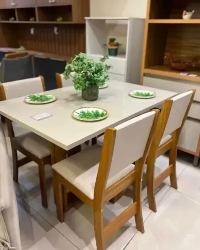 Mesa Jantar Magic 1,20m 4 Cadeiras  Produto Novo!! Pronta Entrega!!
