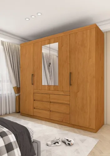 Roupeiro império C/espelho novo a pronta entrega ?