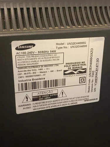 Tv Samsung Led 32 (tela duplicada)