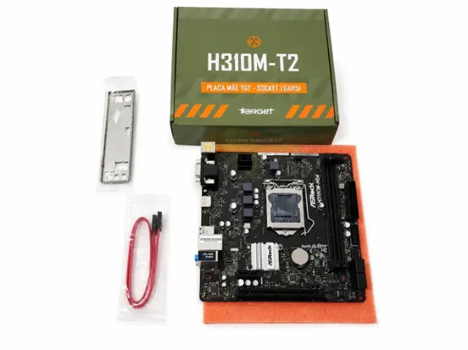 Placa-mãe ASRock H310M-HG4 LGA 1151 - Funcionando Perfeitamente