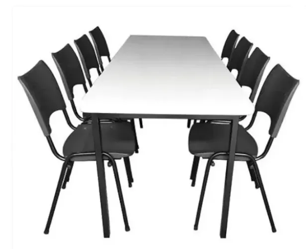Conjunto Refeitório Adulto 10 cadeiras