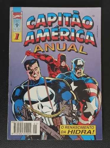 Capitão América Anual Nº 1 - Abril Jovem/Marvel
