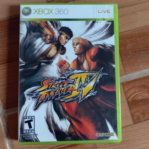 Street fighter 4 xbox 360 original midia fisica