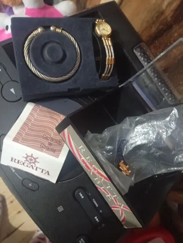 Vende-se kit relógio mais pulseira da marca regatta vintage dos anos 90