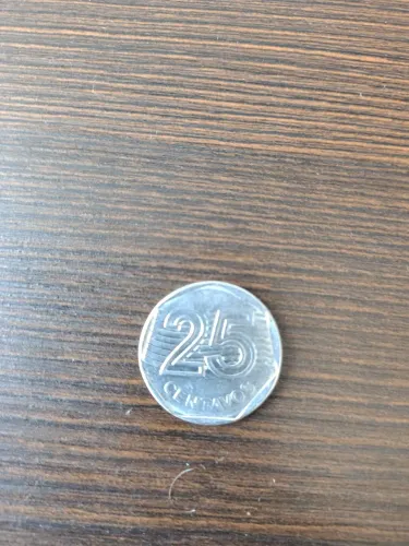 Moeda 25 centavos 1995 