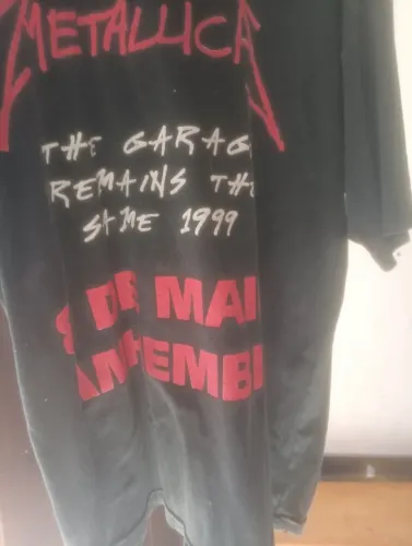 Camisa Metallica antiga 1998 Show Sao paulo