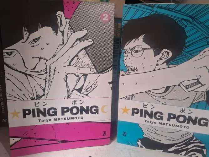 Mangá Ping Pong - 02 volumes (coleção completa)