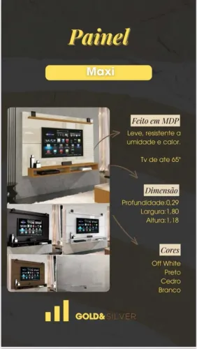 Painel para TV até 65 polegadas