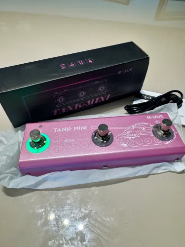 Pedaleira M-Vave Tank Mini Para Guitarra