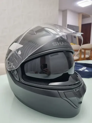Capacete Shark Rill 2 / Preto Fosco / tamanho XL + Intercomunicador Cardo Spirit