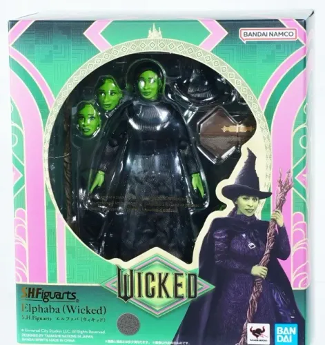 Figura de ação SHFiguarts Elphaba (Malvada)