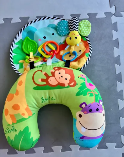 Almofada de atividade bebê tummy time - Buba
