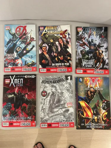 20 Quadrinhos Marvel + 1 DC