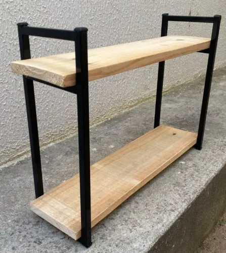 Prateleira Estilo Industrial 15x60cm Não Enferruja e Não Descasca