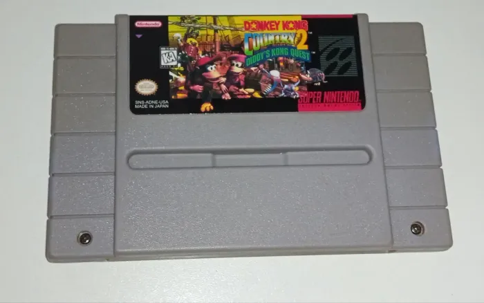 Cartucho Donkey Kong country 2 super Nintendo
