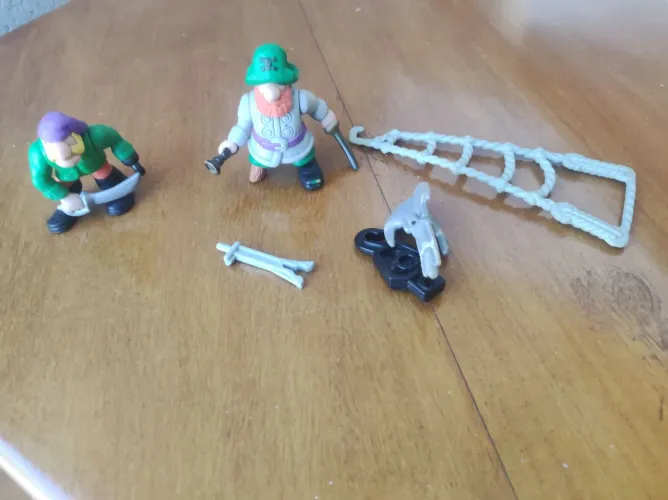 Itens do barco pirata da Playmobil vintage
