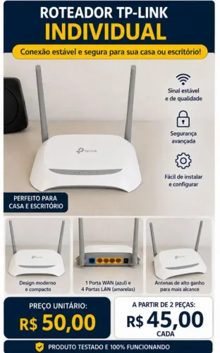 Roteador wi-fi TP-LINK 300 MB