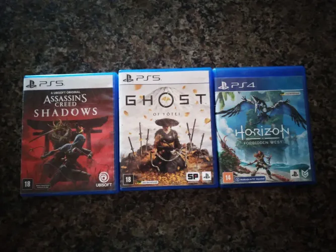 Jogos de PS5 e PS4