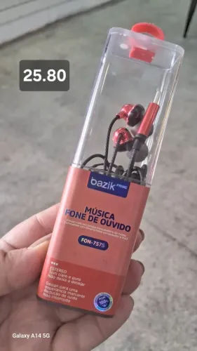 Fone de ouvido Bazik