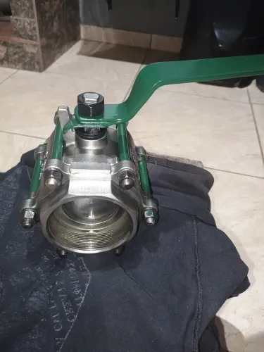Válvula Esfera Tripartida Inox 3 Polegadas - Reformada
