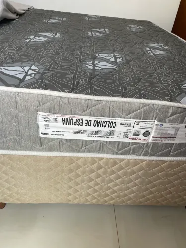 Cama queen ortocrin d33 tamanho ,25cmt , 98mx1,58m