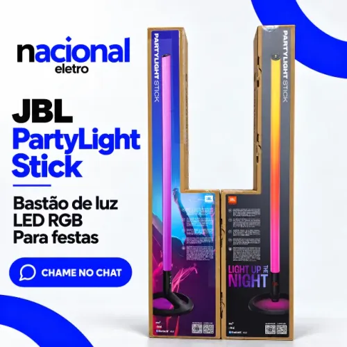 JBL PartyLight Stick Bastão de Luz LED RGB para Festas