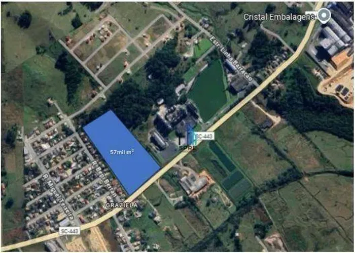 Área à venda, 57543 m² - Criciúma/SC