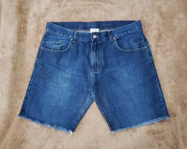 Bermuda Jeans H&M Importada Linda Perfeito Estado Desapego Oportunidade Promocao